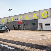 Take Your Place art on a building